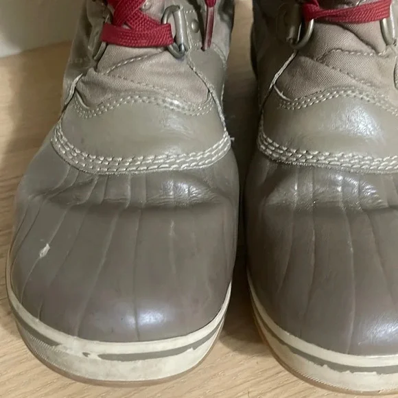 Sorel Tofino Size 7 Waterproof Winter snow rain Boots Tan Faux Fur - Picture 3 of 16